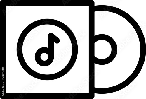 music album illustration on a white background     