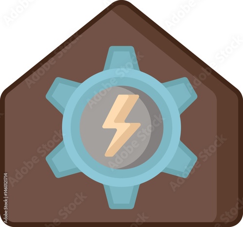 power illustration on a white background     