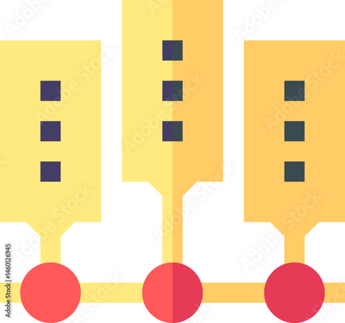 prioritize illustration on a white background    