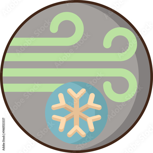 air cooler illustration on a white background    