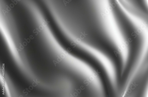 pearl silver metallic aluminum foil stainless steel texture. grainy plain grey abstract monochrome background banner
