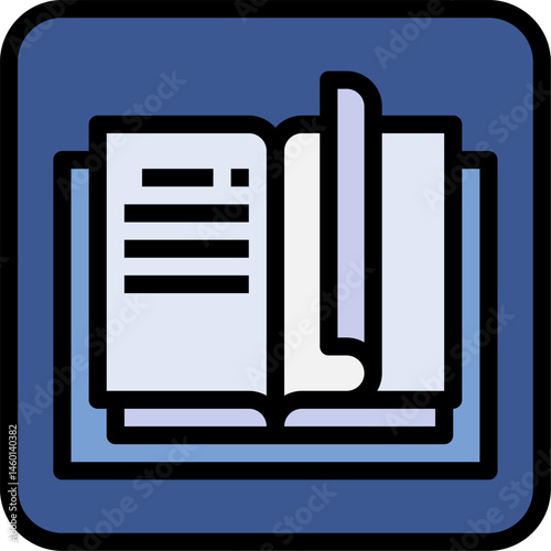 book (2) illustration on a white background   