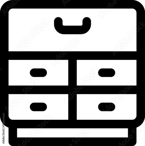 cabinet illustration on a white background   