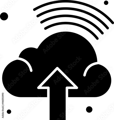 cloud computing illustration on a white background    