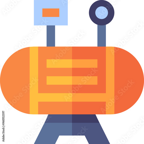 compressor illustration on a white background     