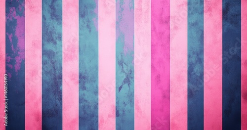 Striped textured backdrop in pink and teal