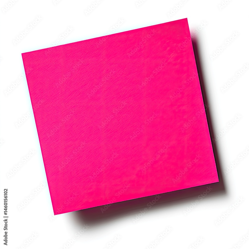 Blank Pink Sticky Note Blank Pink Sticky Note