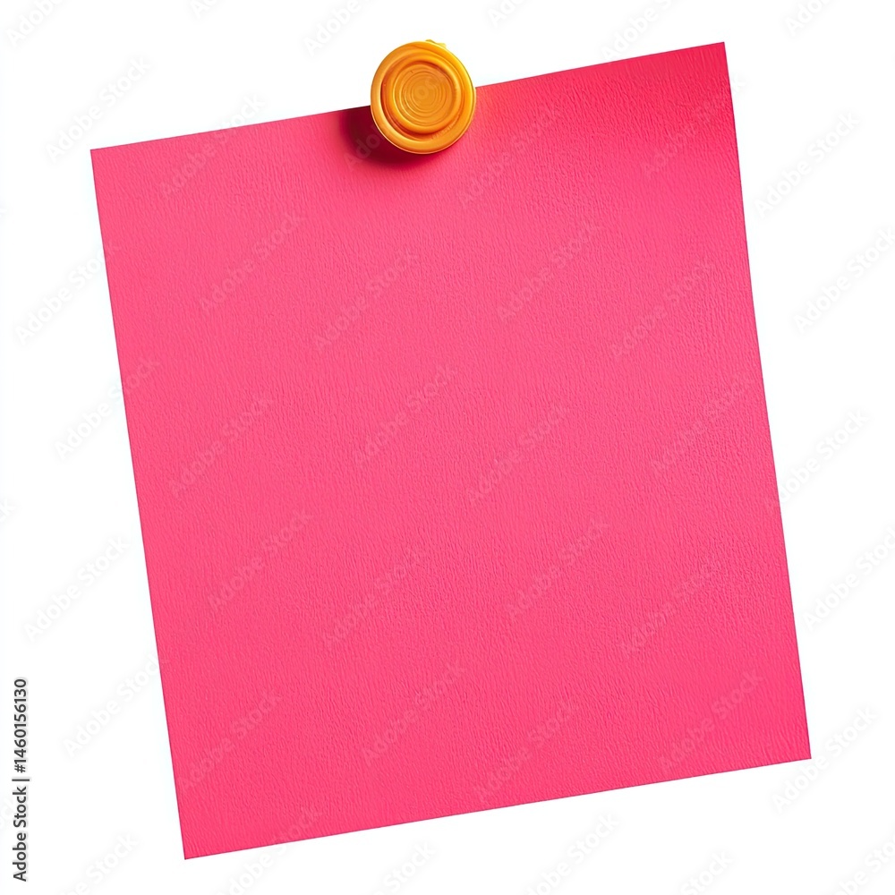 Pink Sticky Note Pink Sticky Note