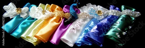 Colorful Satin Ribbons
