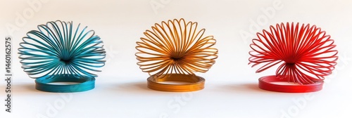 Colorful Slinky Toys