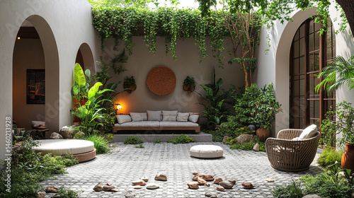 Fototapeta Naklejka Na Ścianę i Meble -  entrance to the garden