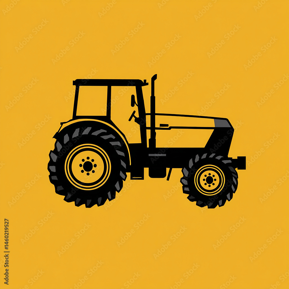un tracteur - IA Generated