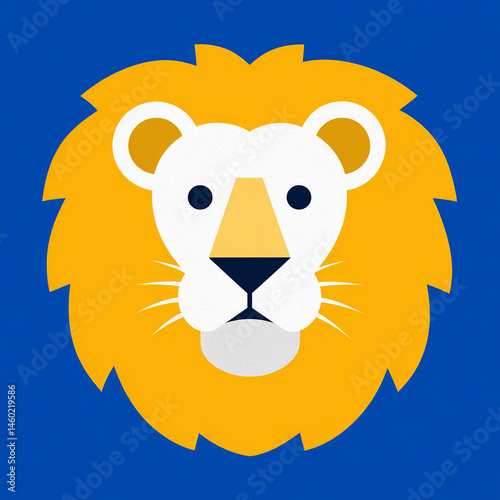 Obraz na płótnie un lion - IA Generated w salonie
