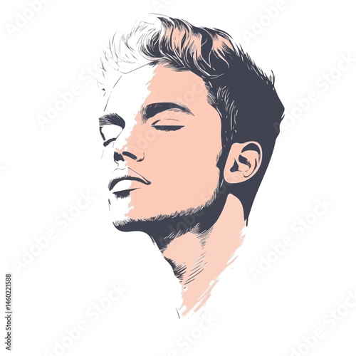 2D flat Sander vector illustration, isolated on a white background.