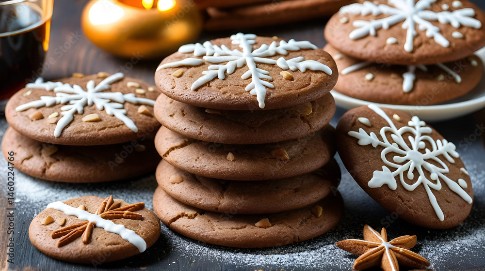Fototapeta premium Nuremberg Lebkuchen, gingerbread cookies