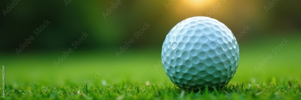 Close-up of a dimpled golf ball, showing texture , texture, studio shot, white Close-up of a dimpled golf ball, showing texture , texture, studio shot, white