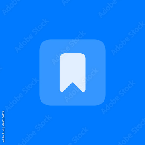 Filled Square Bookmark