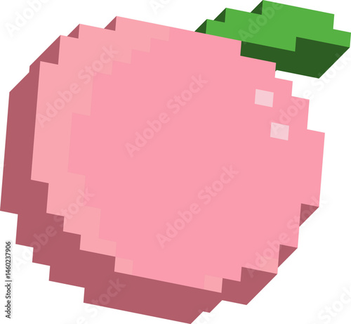 복숭아 픽셀