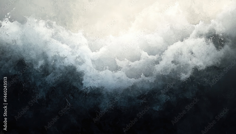 Obraz premium Abstract cloud-like landscape