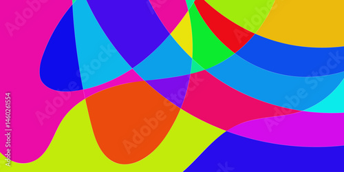 Vector Background of colorful liquid and fluid for summer collection, Cards, Posters, Flyers, Discs. Editable Background with Clipping Mask. Vector.