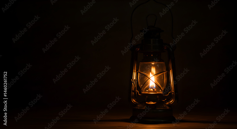 Illuminating Antique A Warm Glow From an Old Fashioned Kerosene Lamp Illuminating Antique A Warm Glow From an Old Fashioned Kerosene Lamp