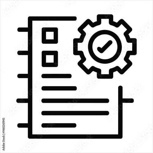 Strategy Document Icon – Perfect for Business Planning and Workflow Tools
