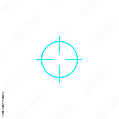 Futuristic Neon Interface Elements Including Crosshairs, HUD Panels, Sci-Fi Targets, Tech Brackets – Vector Files for Dark Interfaces and Game Design