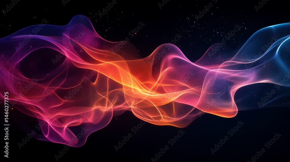 Fototapeta premium Abstract design with flowing, vibrant colors.
