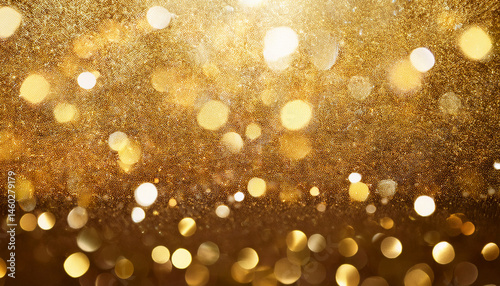 golden glitter party or gold champaign color sparkel christmas background