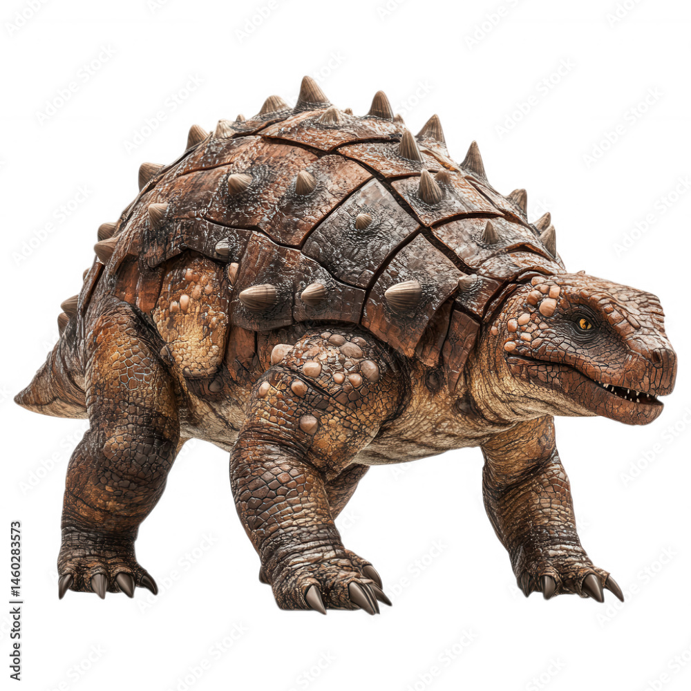 Fototapeta premium Armored Turtle with Spikes