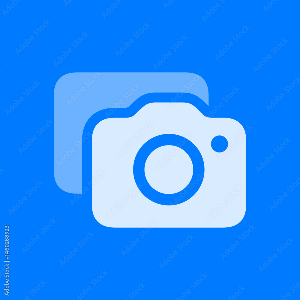 Filled Camera on Rectangle Filled Camera on Rectangle