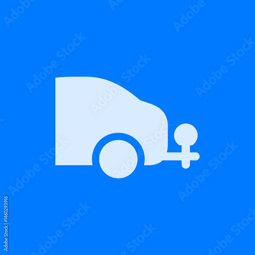 Filled Car Tow Hitch