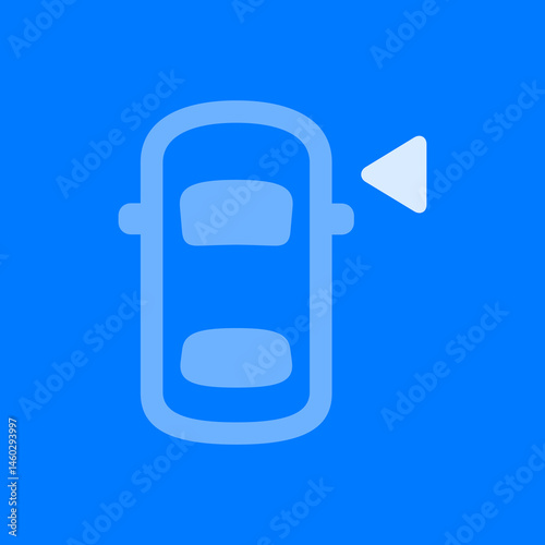 Car Top Front Right Arrow