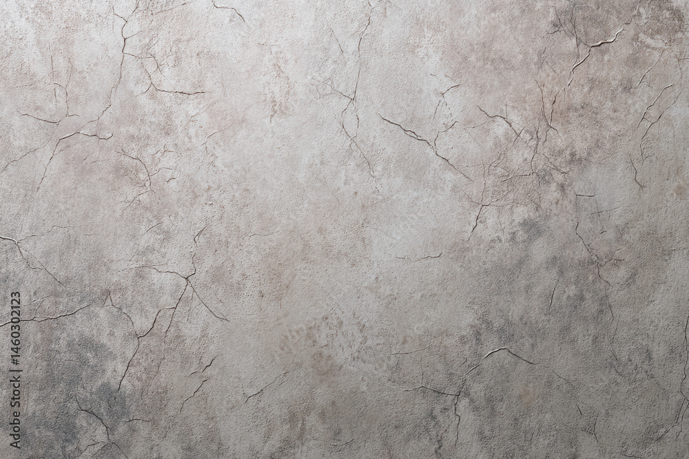 Fototapeta premium Gray textured background with cracks, offering a rustic and aged appearance suitable for various design projects, including website banners or wallpapers