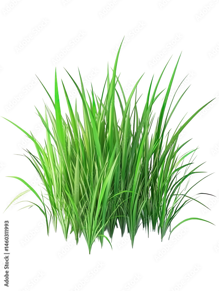 Vibrant green grass blades isolated on lush spring meadow texture 3d lawn on transparent background Vibrant green grass blades isolated on lush spring meadow texture 3d lawn on transparent background