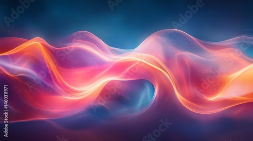 Dynamic abstract design with vibrant color waves.