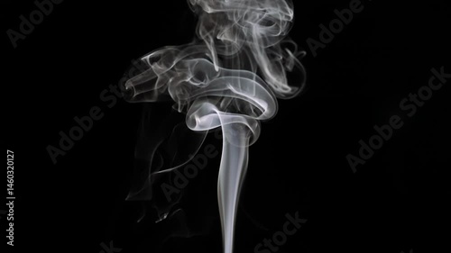 Wallpaper Mural Ethereal Dance of Delicate Smoke in Darkness Torontodigital.ca