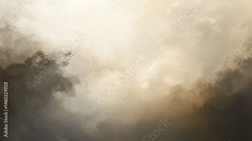 Wallpaper Mural Soft, diffused light through dramatic, layered cloudscape. Torontodigital.ca