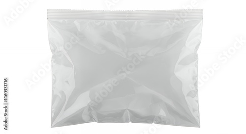 White plastic bag packaging