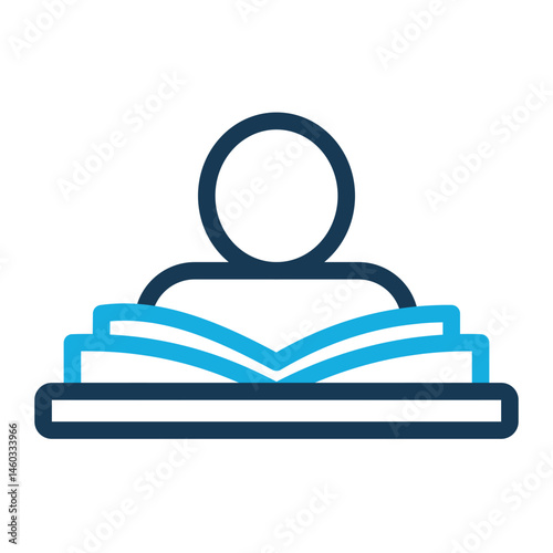 Read Icon # Learning Pack # Outline Color Style