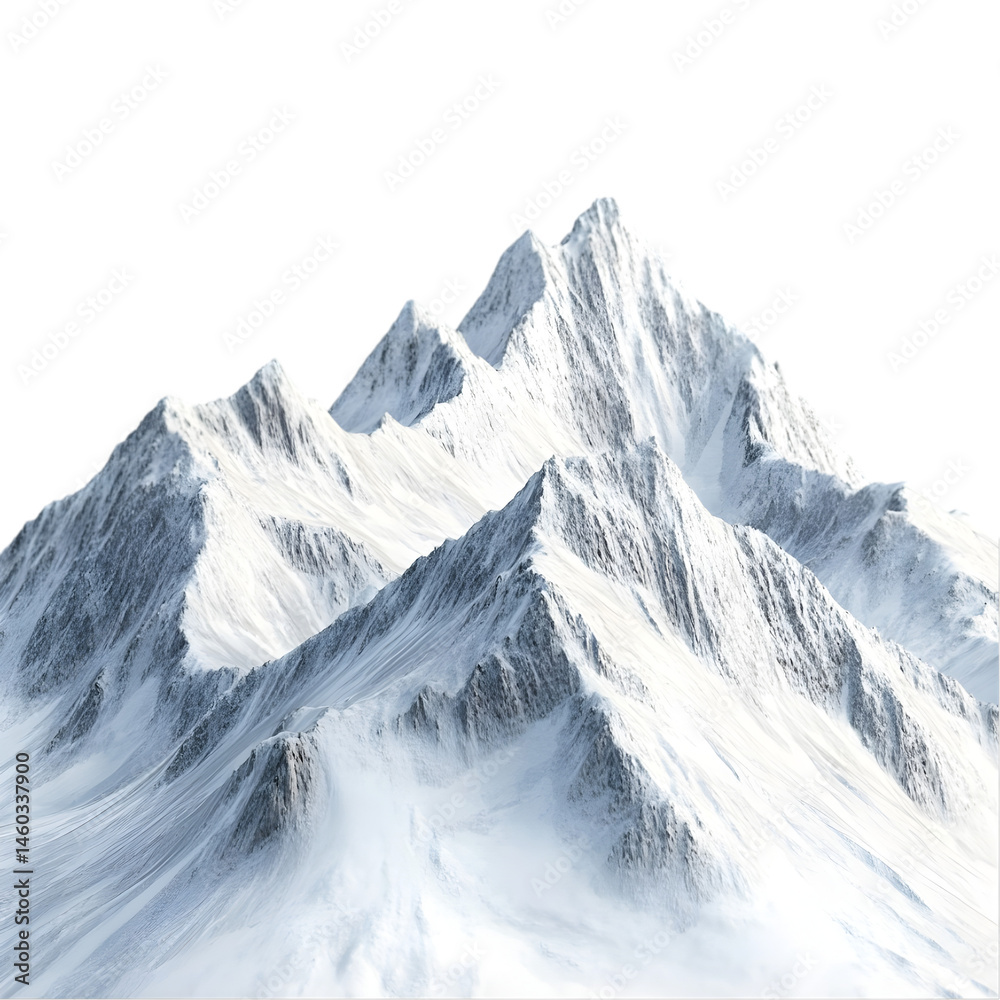 Obraz premium A scenic view of snow covered mountain peaks against a dark background on a bright sunny day real estate business ,technology ,selling ,purchasing ,agreement