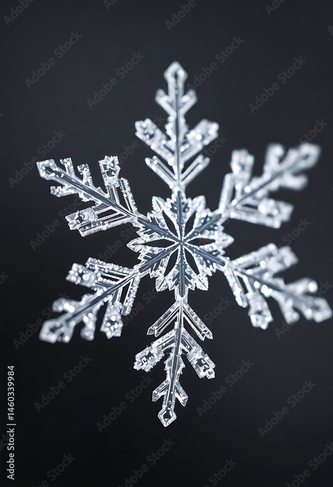 close up of a snowflake on a black background close up of a snowflake on a black background