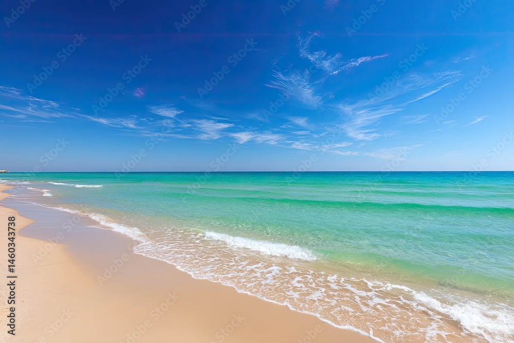 Obraz premium Tranquil beach scene (1)