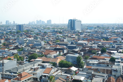Cityscape View of Buildings and Residential Areas