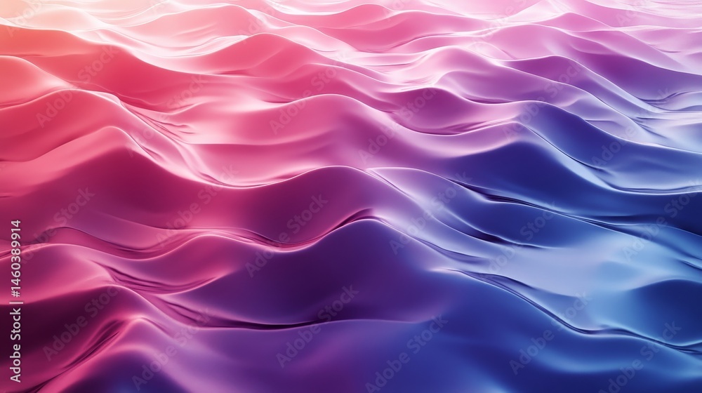 Abstract wavy surface with vibrant color gradients. Abstract wavy surface with vibrant color gradients.