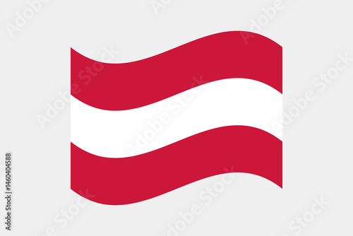 Flag of Austria. Austria wavy flag digital vector illustration. Fluttering flag. Free Download Flag of Austria. Austria wavy flag digital vector illustration. Fluttering flag. - GFXLoad