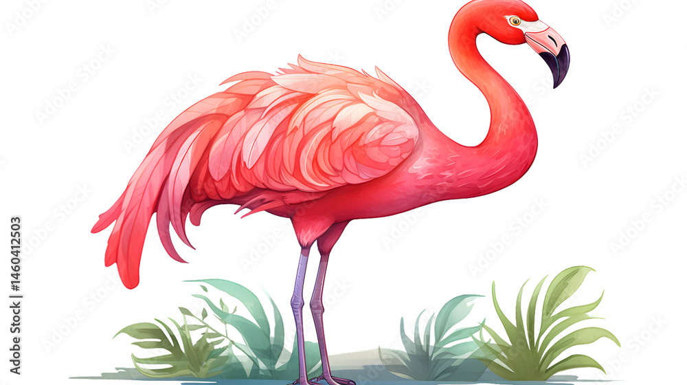 Fototapeta premium Hand Drawn Watercolor Illustration Isolated on White Background for Graphic Design Projects