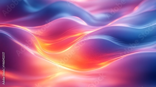 Wallpaper Mural Abstract wavy shapes of vibrant colors. Torontodigital.ca