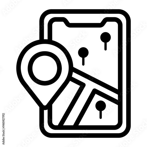 boundary Line Icon