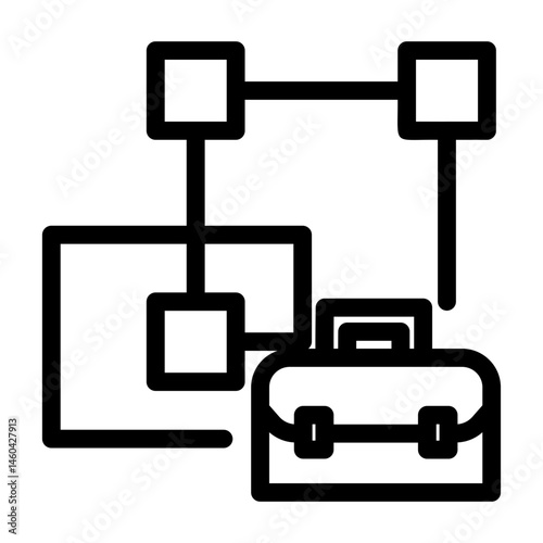 boundary Line Icon